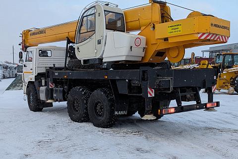 Автокран Ивановец КС-45717К-3Р шасси КАМАЗ 43118 б/у (2021г.  пробег 13 950км. наработка 2 631м/ч) 