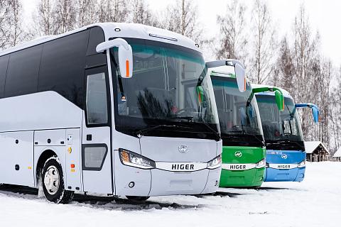 Туристический автобус Higer KLQ 6128LQ, 32 места, ровный пол, VIP салон