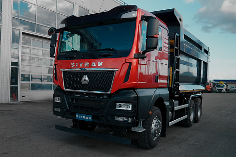 Самосвал SITRAK C7H MAX 6x4 ( ZZ3256V384ME ) / 5.3*2.3*1.5+0.5 / 20-24 м3 / прямой