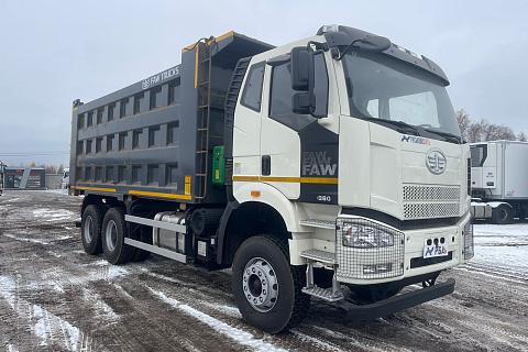 Самосвал FAW J6 (6x4) б/у (2023 г. 34 666 км)(9741)комплект фильтров в подарок