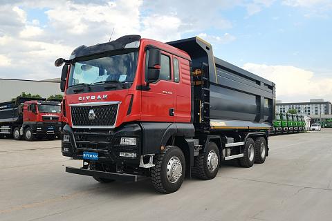 Самосвал SITRAK C7H MAX 8x4 ( ZZ3316V386ME ) / 7.6*2.3*1.5+0.5 / 26-35 м3 / прямой / 540 лс / R 22.5