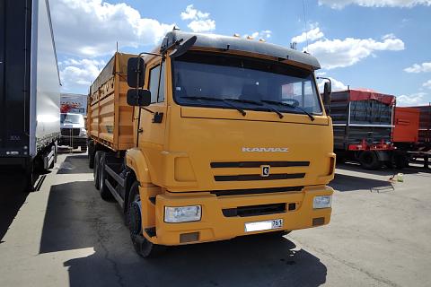 КАМАЗ 65115-50 самосвал-зерновоз б/у ( 2019 г.в.,139 817 км.)- продается в сцепке с прицепом