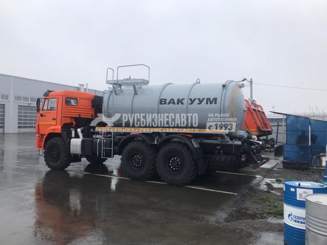 Купить МВ-10 КАМАЗ 43118-50 (мод. 4672G2-40, вакуум,10 м3, насос КО-505) в компании Русбизнесавто - изображение 1