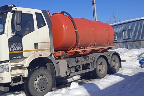 МВ-10-FAW-3250 (6х6, шасси 3675) (вакуумная машина, 10 м3, насос КО-510, СПЕКТР)