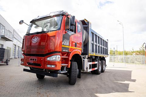 FAW Самосвал 3250 (6х6) c П-образным кузовом Tianma 20 м3