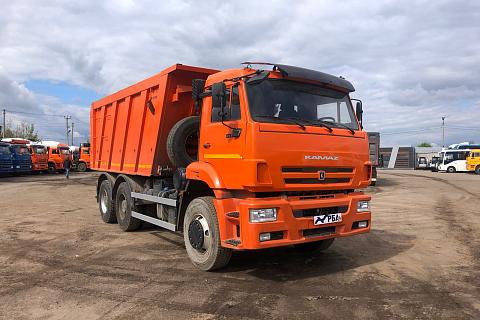 КАМАЗ 6520-53 самосвал б/у (2021 г., 35 877 км.)(7128)новая резина