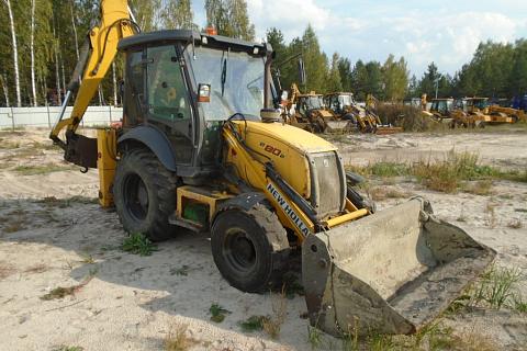 Экскаватор-погрузчик New Holland B80B б/у (2020 г., 4 386 м.ч.)(0848)