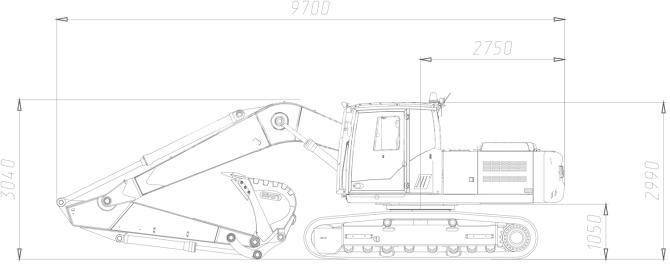 Купить Экскаватор гусеничный E225NC (с габаритной шириной 2500мм) в компании Русбизнесавто - изображение 8