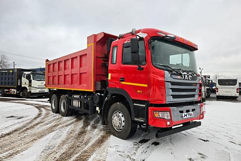 Самосвал JAC N350 6х4 б/у (2021 г.в., 61 789 км.)(9286) - новая резина зад. ось.