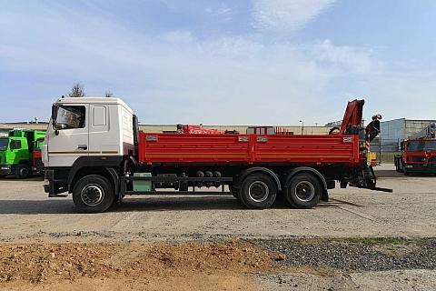 КМУ МАЗ 631228-8575-012 (Евро-5) + FASSI F155A.0.22 на заднем свесе + борт сталь 6,45м.