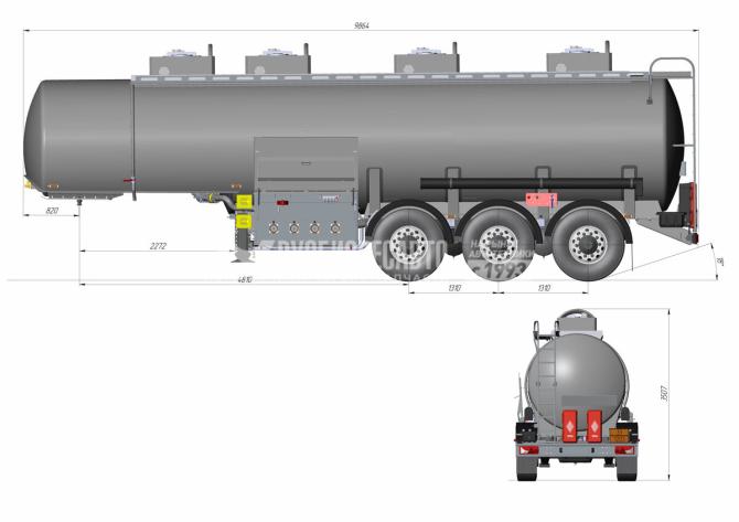 Купить ППЦ-СНП-28 мод. 91399-0000010 (светлые нп, 28м3, 4 отс., 3 оси SAF(B)) в компании Русбизнесавто - изображение 2