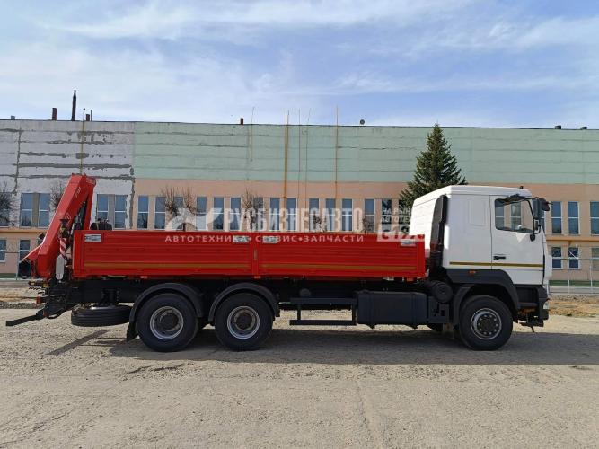 Купить КМУ МАЗ 631228-8575-012 (Евро-5) + FASSI F155A.0.22 на заднем свесе + борт сталь 6,45м. в компании Русбизнесавто - изображение 2