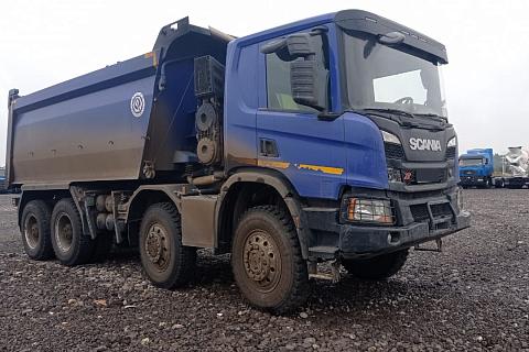 Самосвал SCANIA P440 8x8 б/у (2020 г., 71 482 км.) - Не продажная