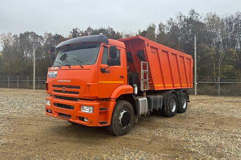 КАМАЗ 6520-53 самосвал б/у (2022 г., 27 479 км.)(9091) - новая резина зад.ось.