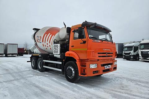 Автобетоносмеситель 5814Z9 на шасси КАМАЗ 6520 6х4 б/у (2022 г., 47 536 км., 6 801 м.ч.)(1468)